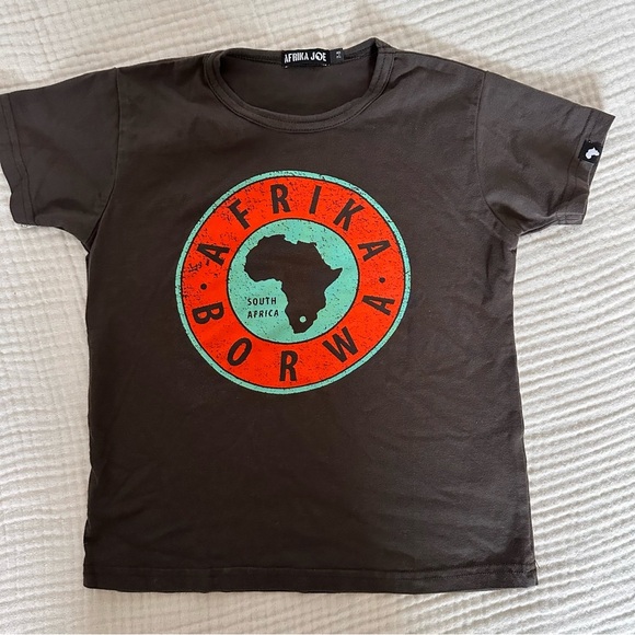 Afrika Joe Kids Graphic “Afrika Borwa” Tee Shirt 7-8 yrs - Picture 3 of 7